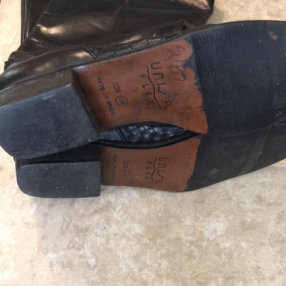 Unisa Flex Made in Brazil 100% Woven Leather Boots - Picture 6 of 8